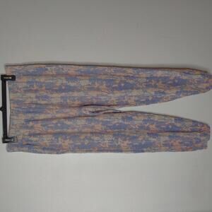 NWT Sundry Women's Pink Python High Waisted Sweat Pants Size Large